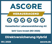 ASCORE_Siegel_HanseMerkur_bAV Care Invest_gültig bis 04.2026
