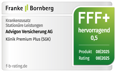 Qualitaetssiegel-08-2025-Advigon-KV-Zusatz-stationaer-KlinikPremium-Plus-SGK-FFF+_quer
